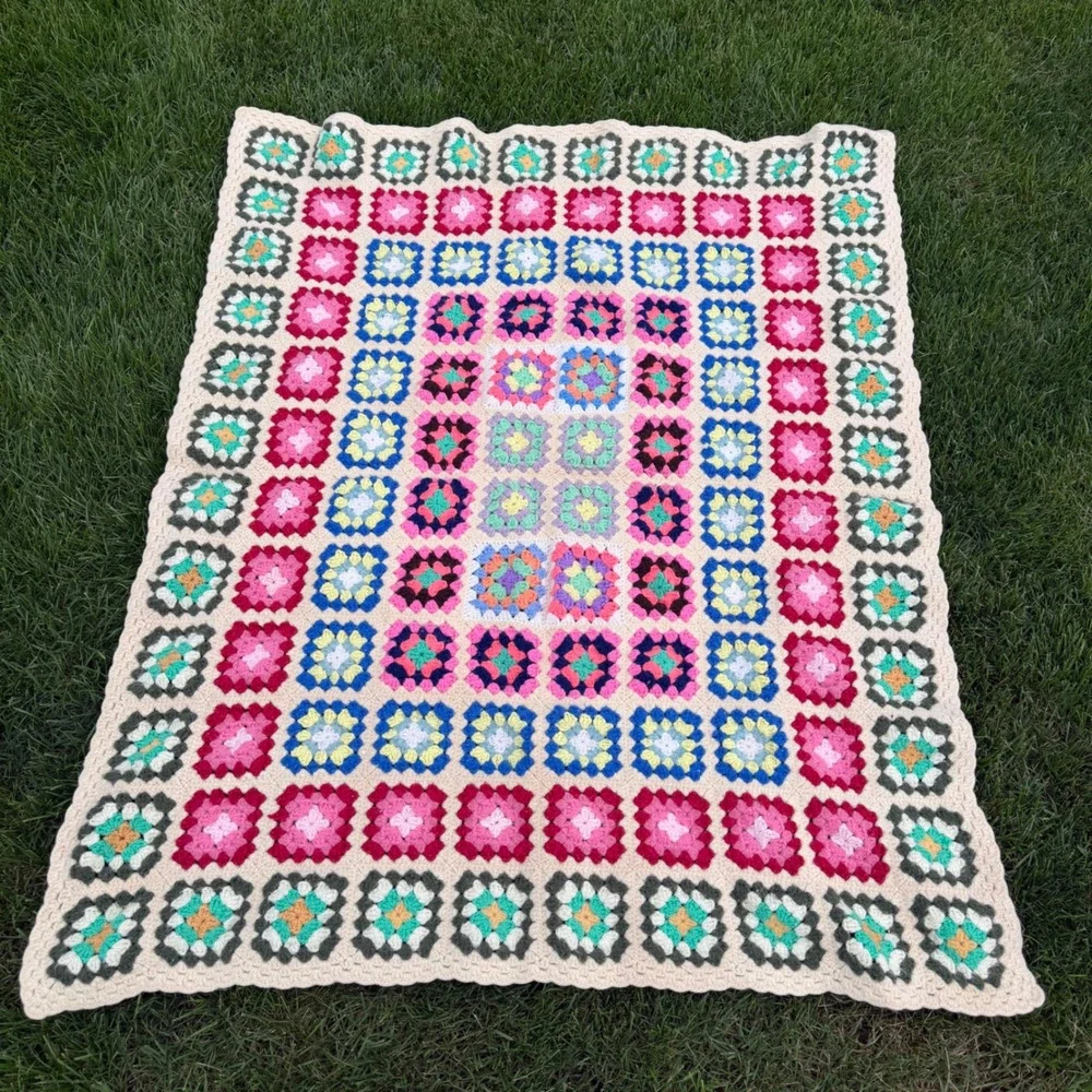 Handmade crochet granny